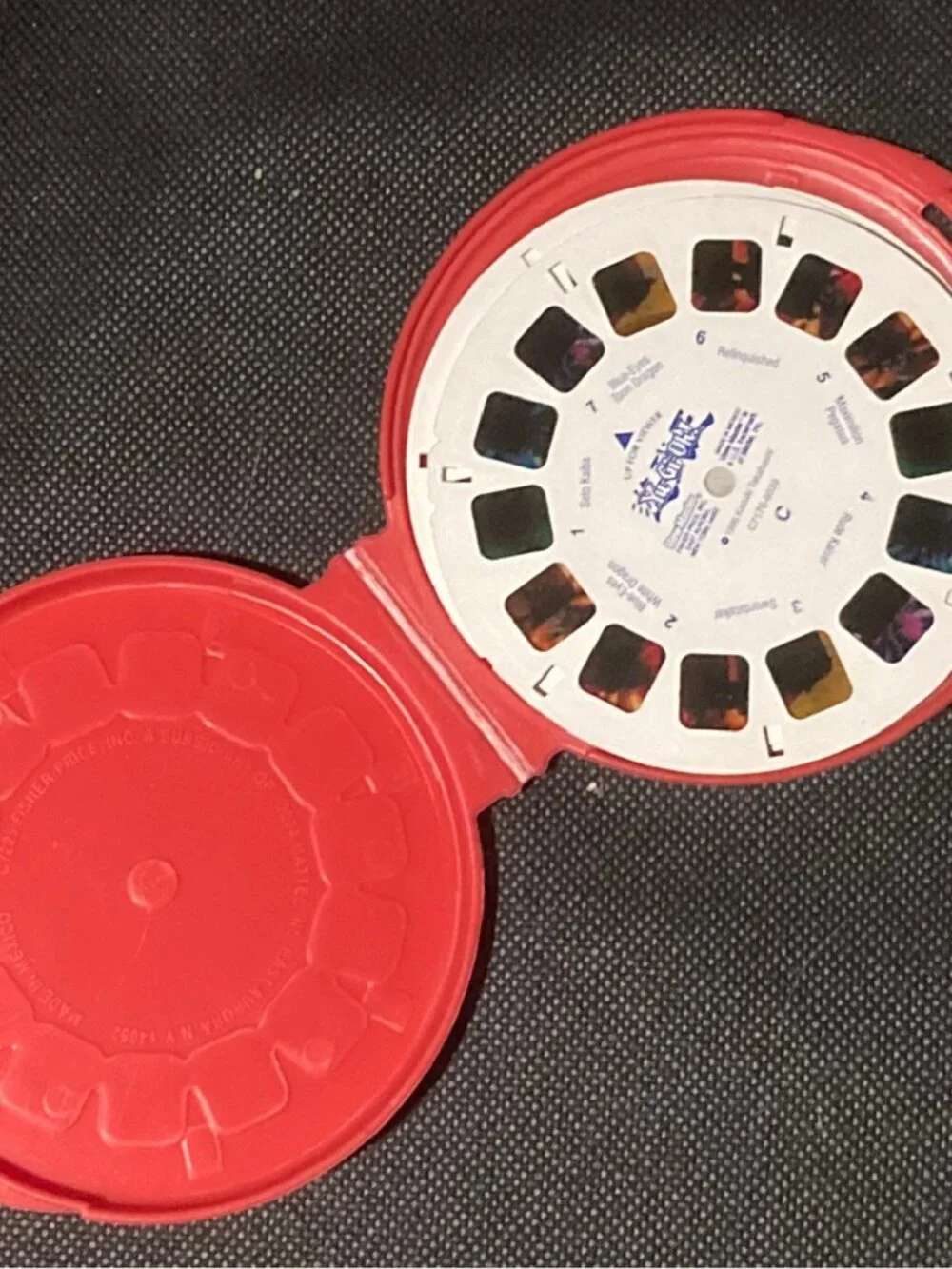 Yu-Gi-Oh! 1996 3D View-Master- 3 Reels and Case